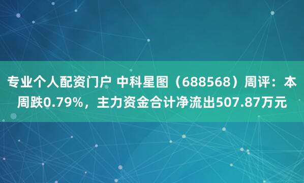 专业个人配资门户 中科星图（688568）周评：本周跌0.79%，主力资金合计净流出507.87万元